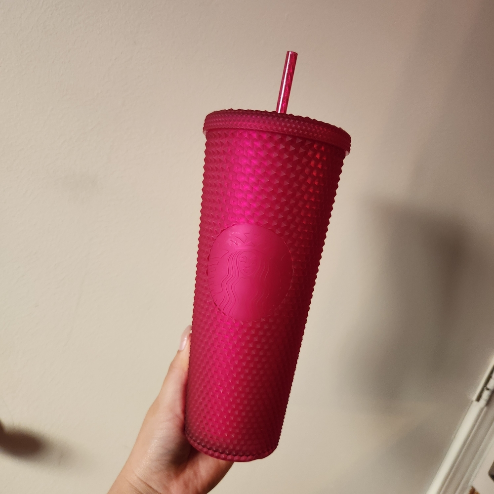 Starbucks Pink Textured Tumbler
